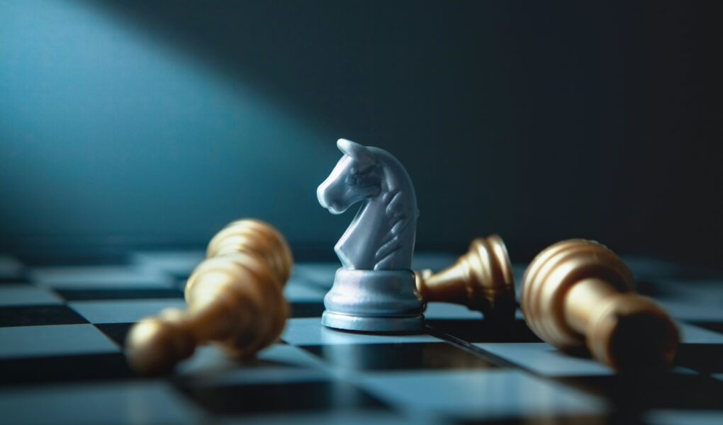 pionki na szachownicy